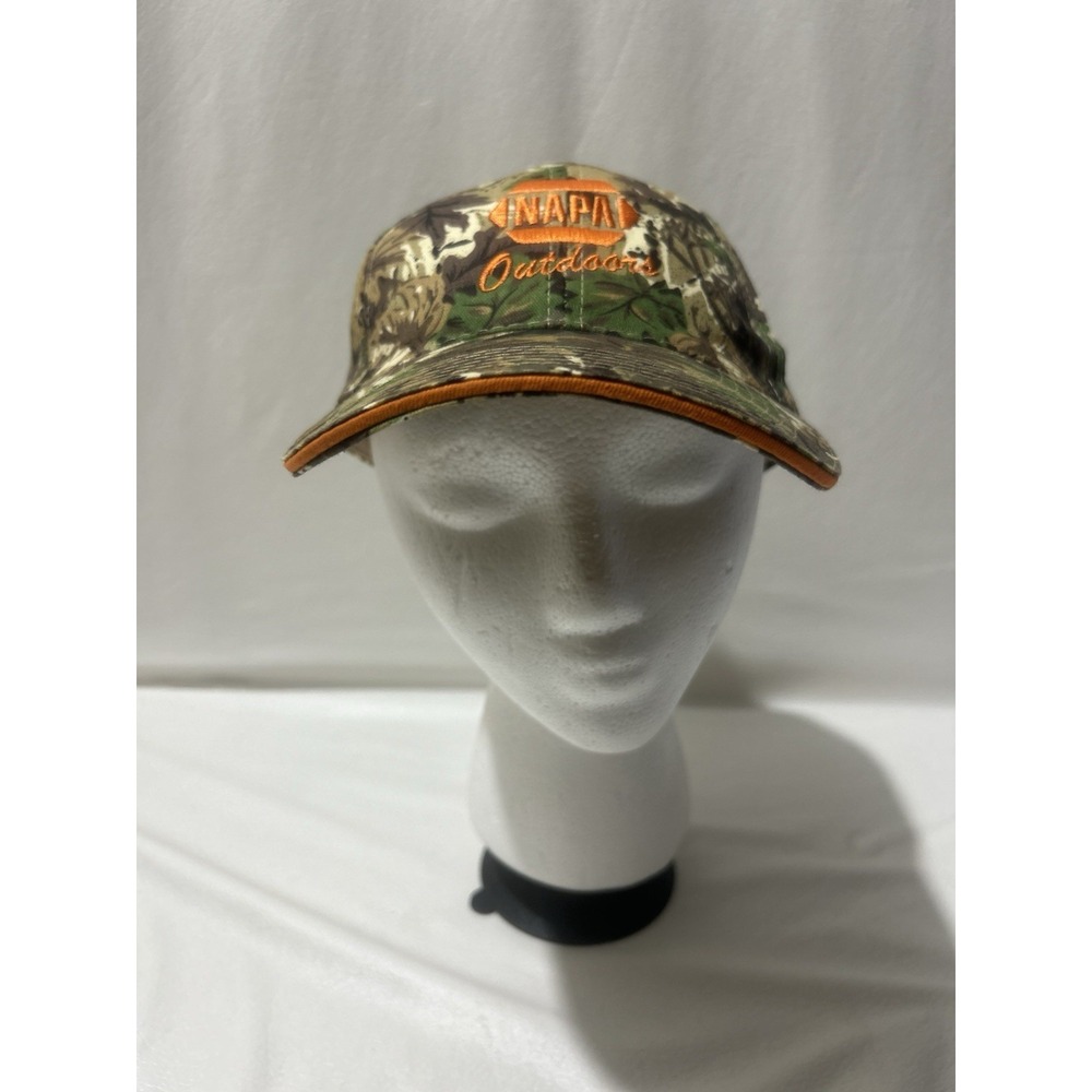 NAPA Outdoors Camo Cap Adjustable‎ Strap Hunting Hiking Auto Parts Casual